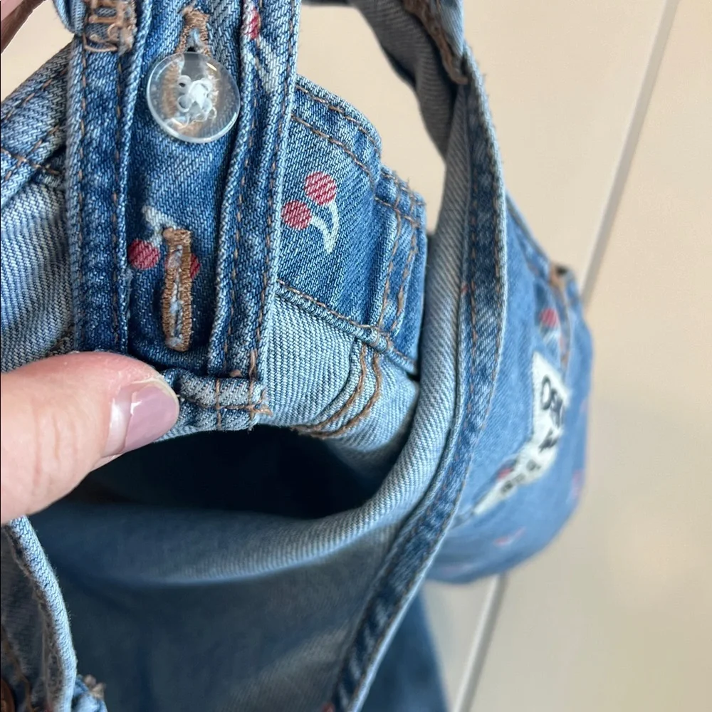 OshKosh B'gosh - Patterned Denim Overalls/shortalls, 24m‎